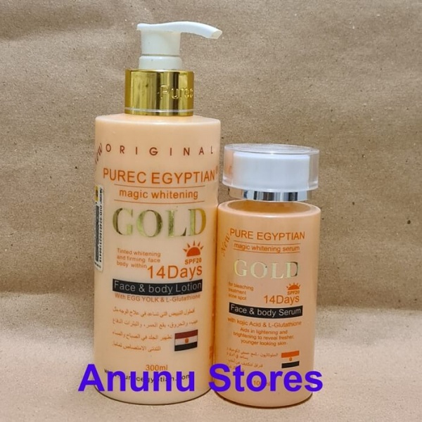 Original Purec Egyptian Magic Whitening Gold 14 Days Products